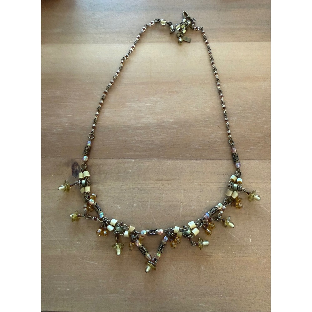 Colleen Toland Citrine Glass Bead Necklace
